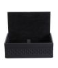 Picture of Belmun Saloon Black Dustbin,Tissue Box Cover set 