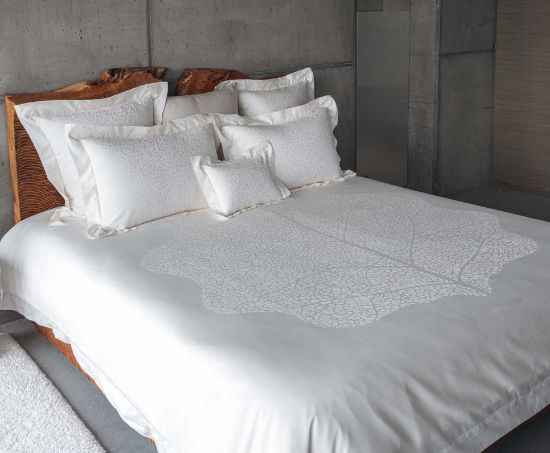 Picture of Celso de Lemos Dentelle Super King Duvet Cover Set 100 White 260cm*240cm 