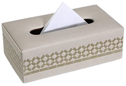 Picture of Belmun Saloon Beige Dustbin,Tissue Box Cover set 