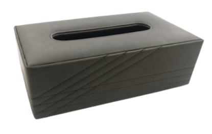 Picture of Belmun Saloon Dark Grey Dustbin,Tissue Box Cover set 