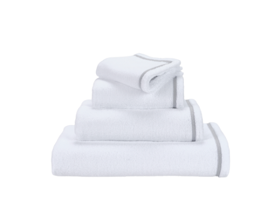 Picture of Abyss & Habidecor Saxo Guest Towel 992 Platinum 40cm*60cm