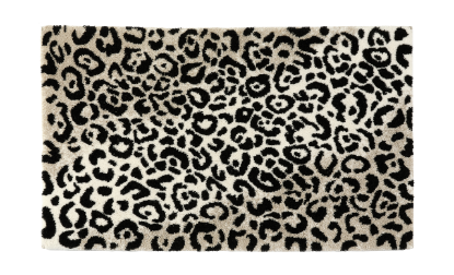 Picture of Abyss & Habidecor Leopard Bath Mat 990 Black 60cm*100cm 