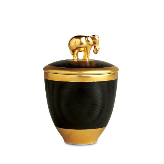 Picture of L'Objet Candle Elephant Noir 500g 