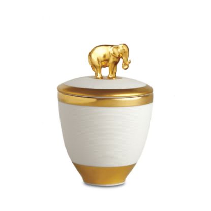 Picture of L'Objet Candle Elephant White 500g