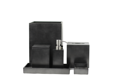 Picture of Etre Dark Grey Bath Accessories Set