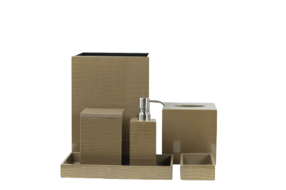 Picture of Etre Taupe Bath Accessories Set